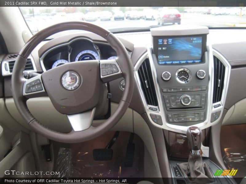 Gold Mist Metallic / Shale/Brownstone 2011 Cadillac SRX FWD