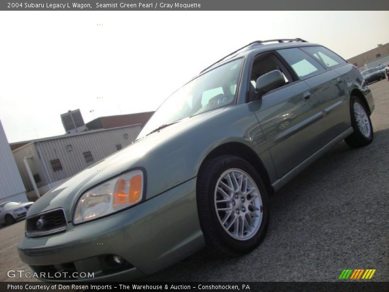 Seamist Green Pearl / Gray Moquette 2004 Subaru Legacy L Wagon