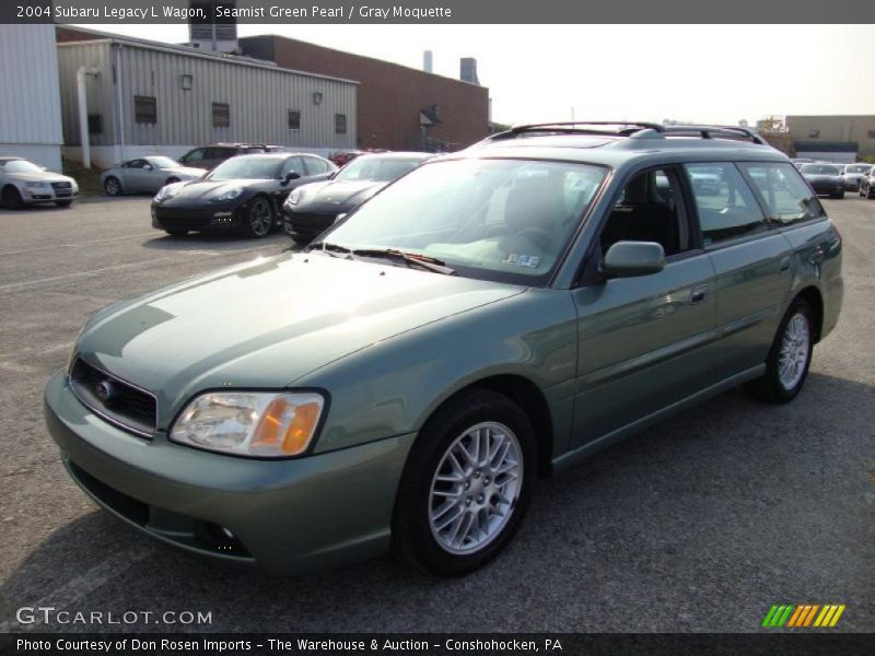 Seamist Green Pearl / Gray Moquette 2004 Subaru Legacy L Wagon