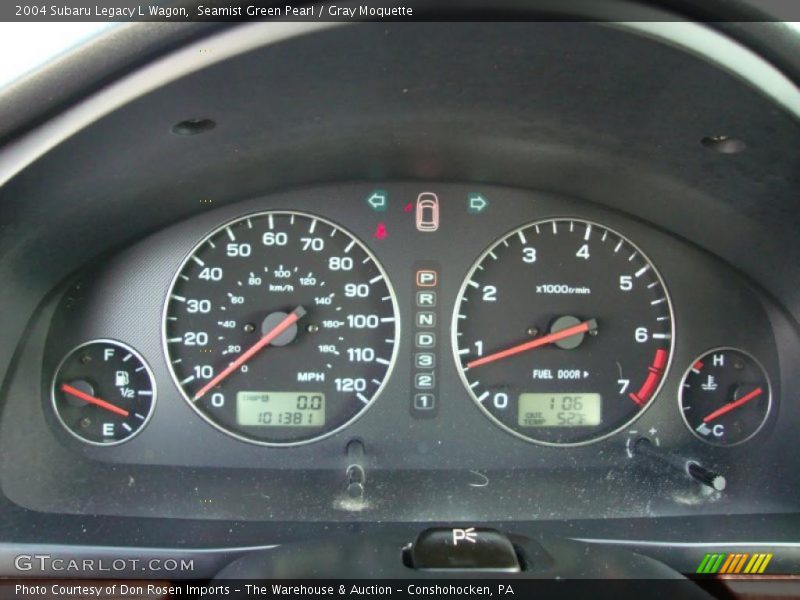 Seamist Green Pearl / Gray Moquette 2004 Subaru Legacy L Wagon