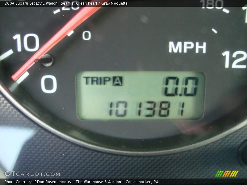 Seamist Green Pearl / Gray Moquette 2004 Subaru Legacy L Wagon