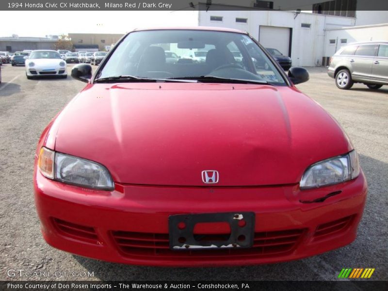 Milano Red / Dark Grey 1994 Honda Civic CX Hatchback