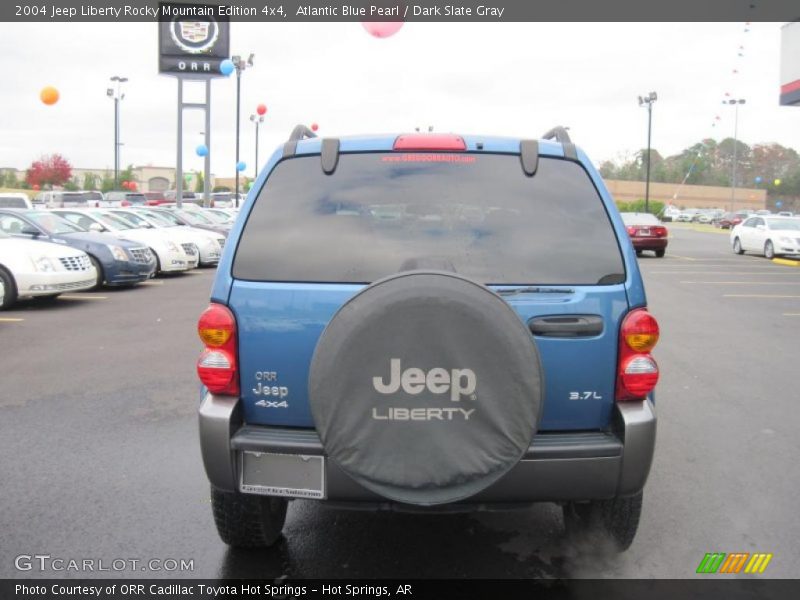 Atlantic Blue Pearl / Dark Slate Gray 2004 Jeep Liberty Rocky Mountain Edition 4x4