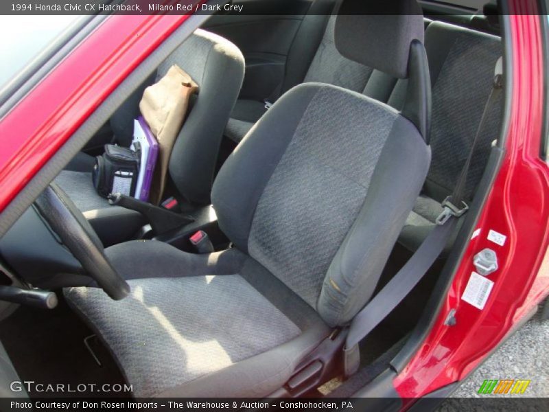 Milano Red / Dark Grey 1994 Honda Civic CX Hatchback