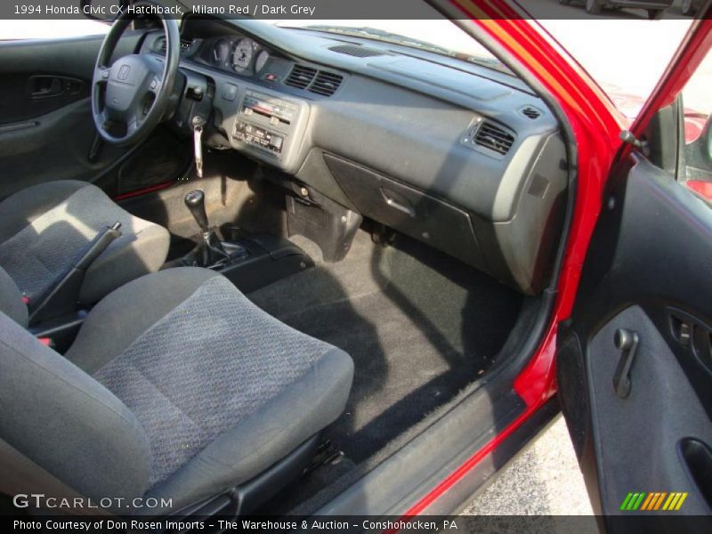 Dashboard of 1994 Civic CX Hatchback