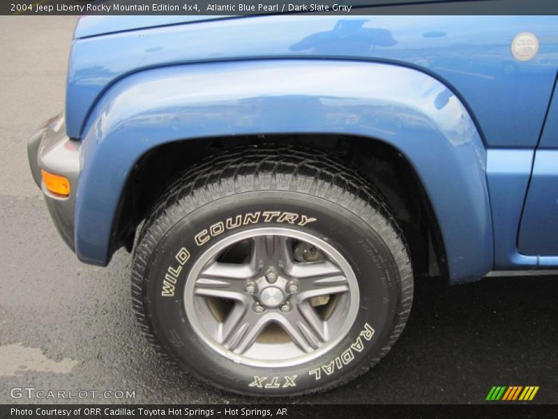 Atlantic Blue Pearl / Dark Slate Gray 2004 Jeep Liberty Rocky Mountain Edition 4x4