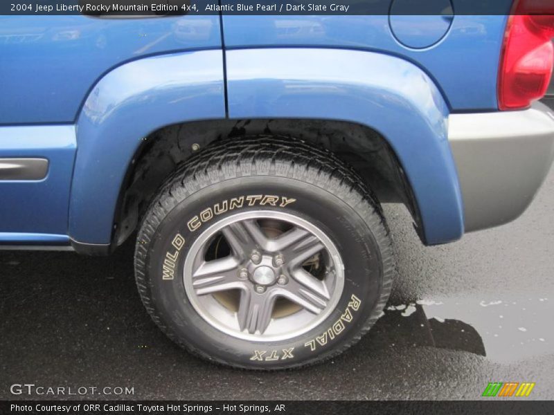 Atlantic Blue Pearl / Dark Slate Gray 2004 Jeep Liberty Rocky Mountain Edition 4x4