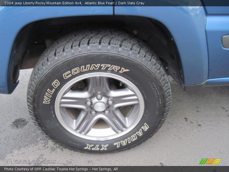Atlantic Blue Pearl / Dark Slate Gray 2004 Jeep Liberty Rocky Mountain Edition 4x4