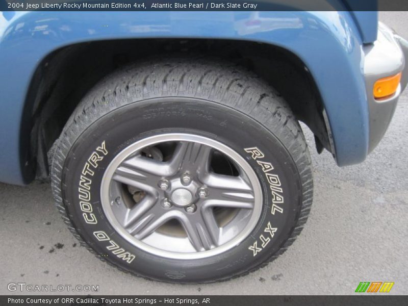Atlantic Blue Pearl / Dark Slate Gray 2004 Jeep Liberty Rocky Mountain Edition 4x4
