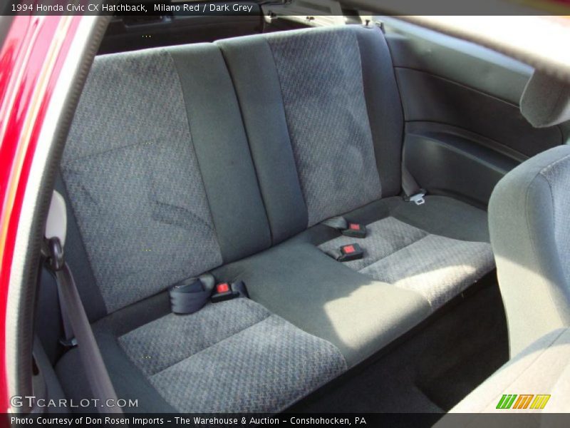 Milano Red / Dark Grey 1994 Honda Civic CX Hatchback