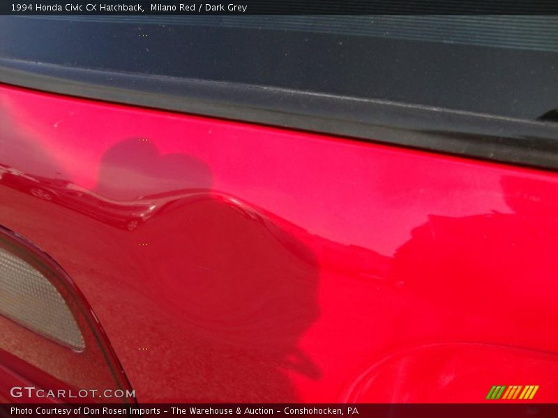 Milano Red / Dark Grey 1994 Honda Civic CX Hatchback