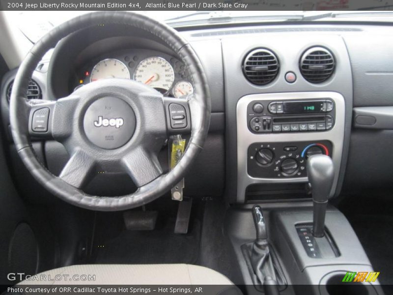 Atlantic Blue Pearl / Dark Slate Gray 2004 Jeep Liberty Rocky Mountain Edition 4x4