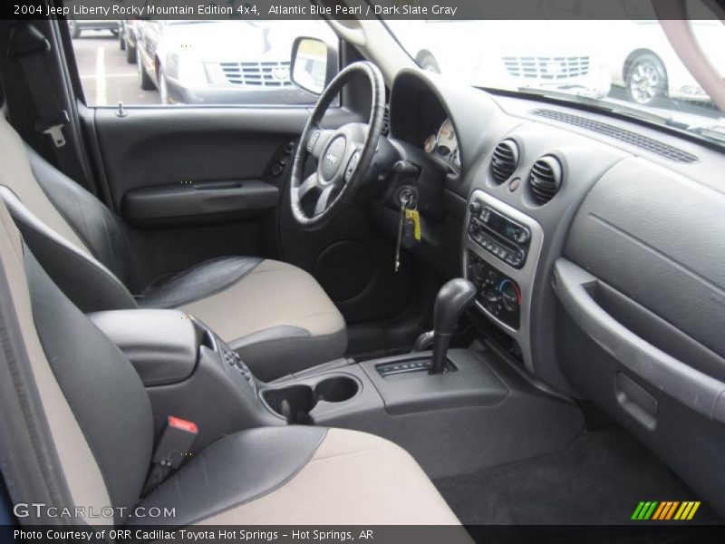 Atlantic Blue Pearl / Dark Slate Gray 2004 Jeep Liberty Rocky Mountain Edition 4x4