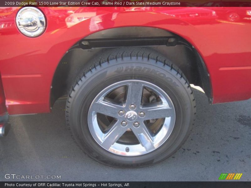 Flame Red / Dark Slate/Medium Graystone 2009 Dodge Ram 1500 Lone Star Edition Crew Cab
