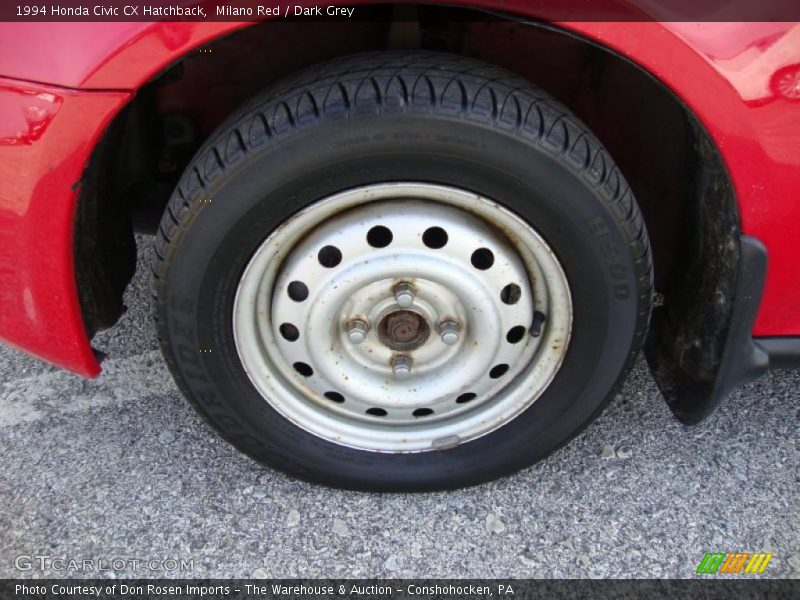 Milano Red / Dark Grey 1994 Honda Civic CX Hatchback