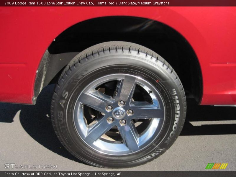Flame Red / Dark Slate/Medium Graystone 2009 Dodge Ram 1500 Lone Star Edition Crew Cab