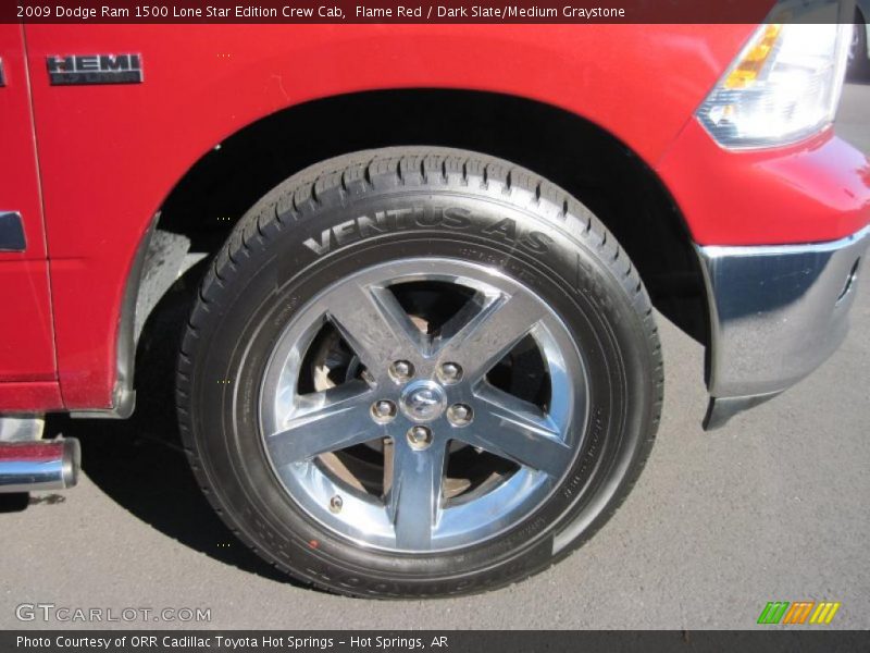 Flame Red / Dark Slate/Medium Graystone 2009 Dodge Ram 1500 Lone Star Edition Crew Cab