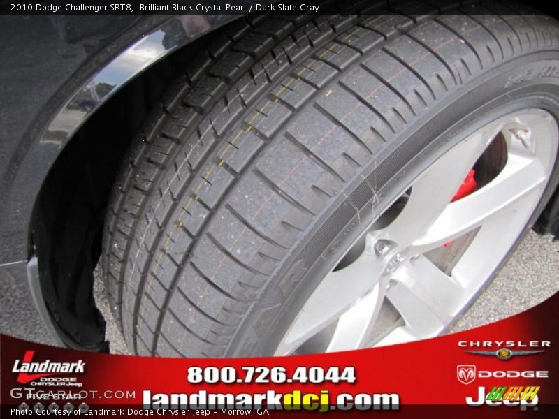 Brilliant Black Crystal Pearl / Dark Slate Gray 2010 Dodge Challenger SRT8
