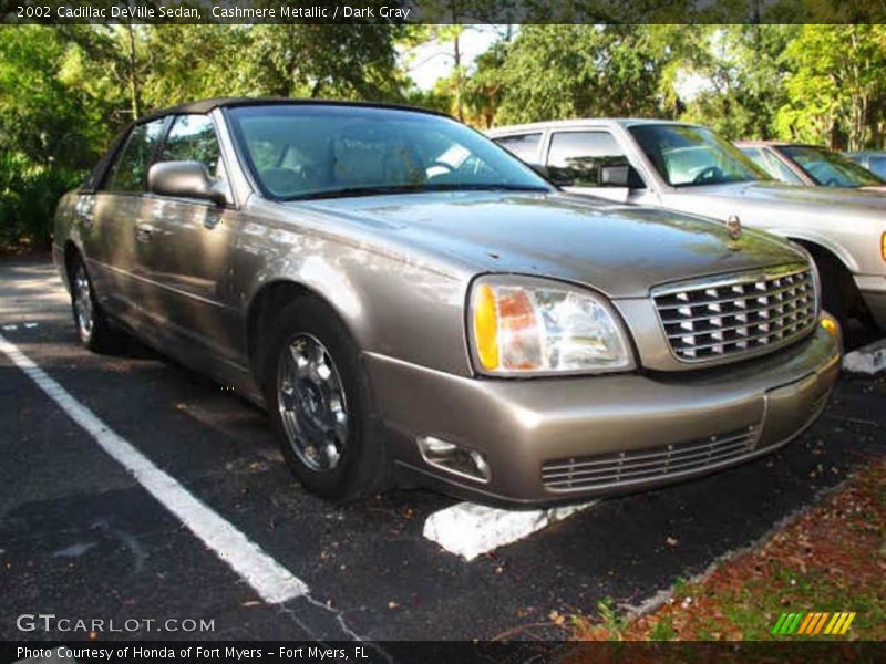 Cashmere Metallic / Dark Gray 2002 Cadillac DeVille Sedan