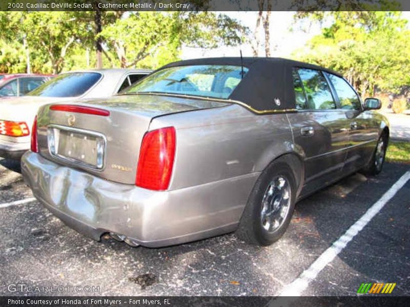 Cashmere Metallic / Dark Gray 2002 Cadillac DeVille Sedan