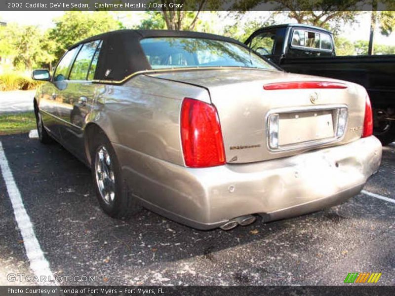 Cashmere Metallic / Dark Gray 2002 Cadillac DeVille Sedan