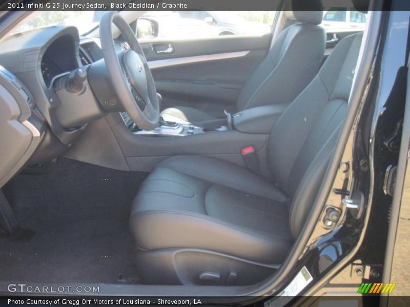 Black Obsidian / Graphite 2011 Infiniti G 25 Journey Sedan