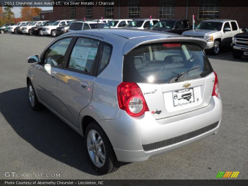 Ice Silver Metallic / Charcoal 2011 Chevrolet Aveo Aveo5 LT