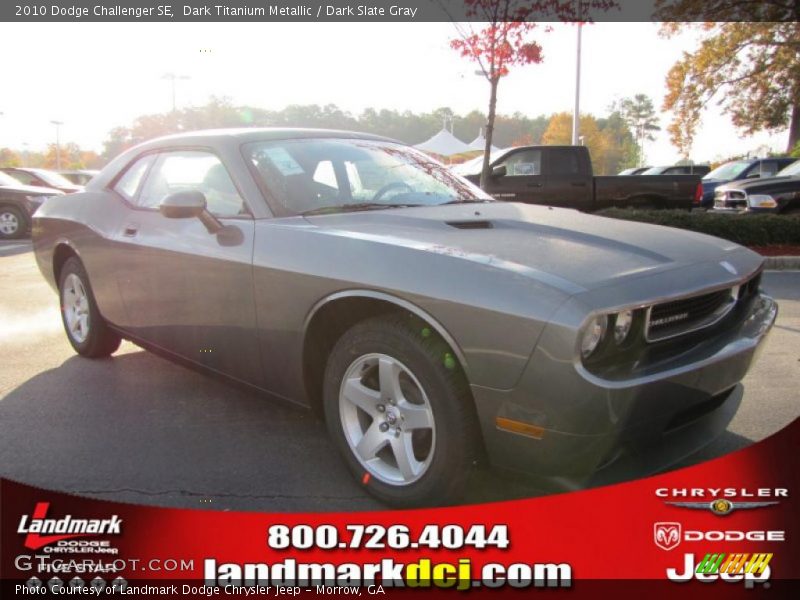 Dark Titanium Metallic / Dark Slate Gray 2010 Dodge Challenger SE