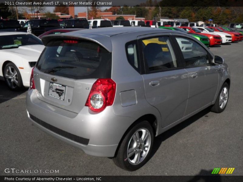 Ice Silver Metallic / Charcoal 2011 Chevrolet Aveo Aveo5 LT