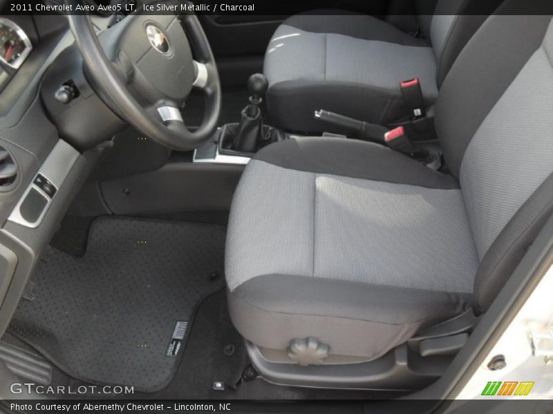 Ice Silver Metallic / Charcoal 2011 Chevrolet Aveo Aveo5 LT