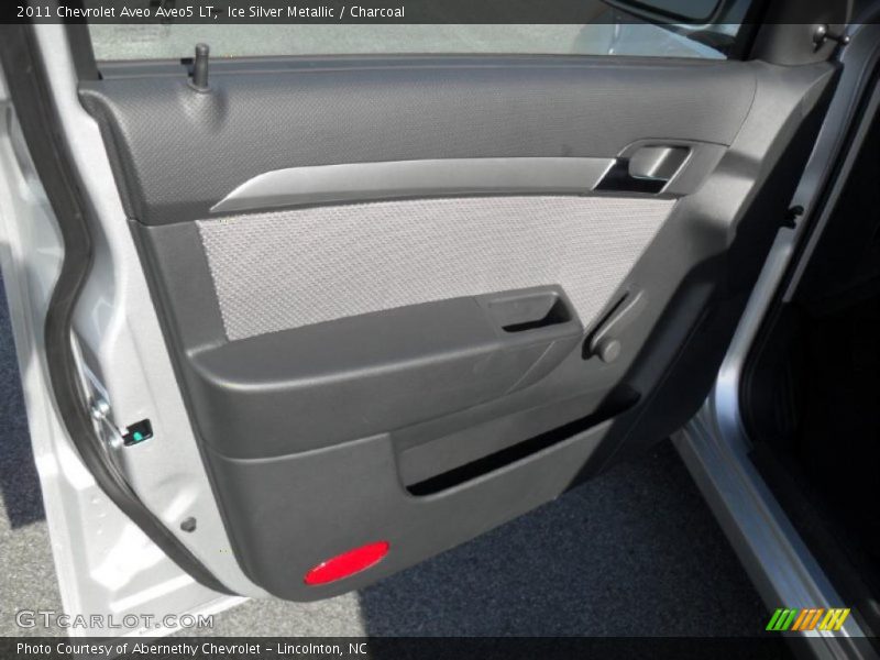 Ice Silver Metallic / Charcoal 2011 Chevrolet Aveo Aveo5 LT