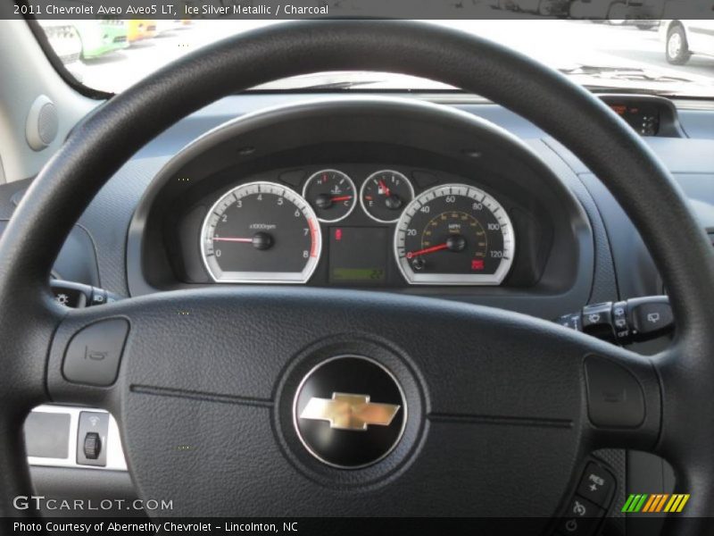 Ice Silver Metallic / Charcoal 2011 Chevrolet Aveo Aveo5 LT