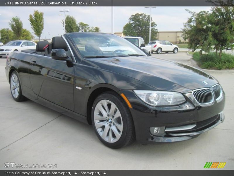 Front 3/4 View of 2011 3 Series 328i Convertible