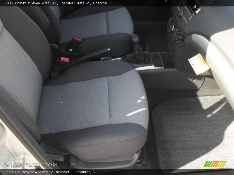 Ice Silver Metallic / Charcoal 2011 Chevrolet Aveo Aveo5 LT