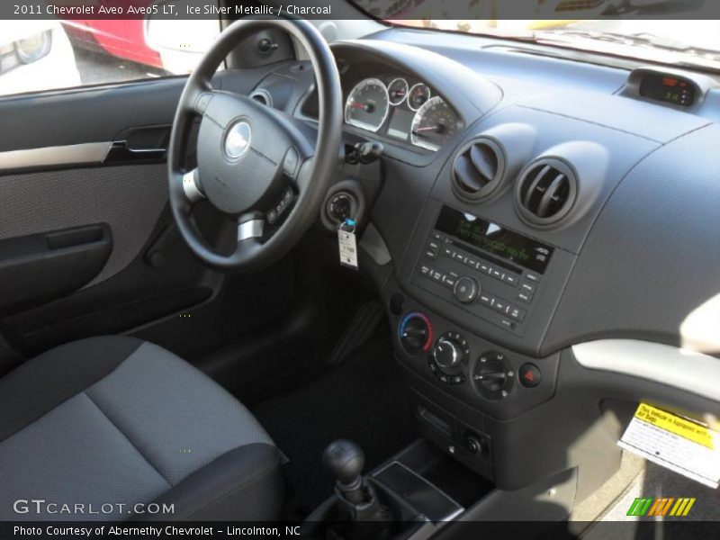 Ice Silver Metallic / Charcoal 2011 Chevrolet Aveo Aveo5 LT