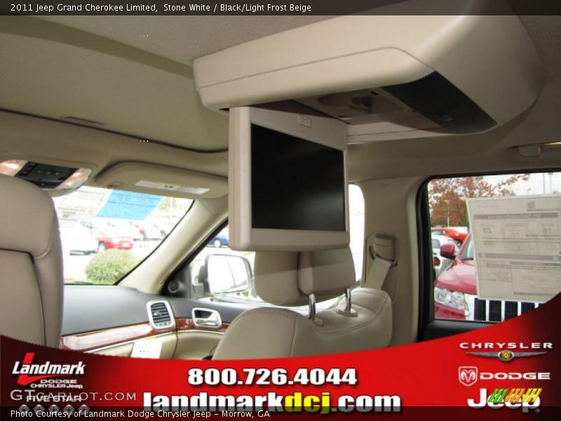 Stone White / Black/Light Frost Beige 2011 Jeep Grand Cherokee Limited
