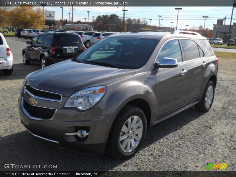 Mocha Steel Metallic / Brownstone/Jet Black 2011 Chevrolet Equinox LT