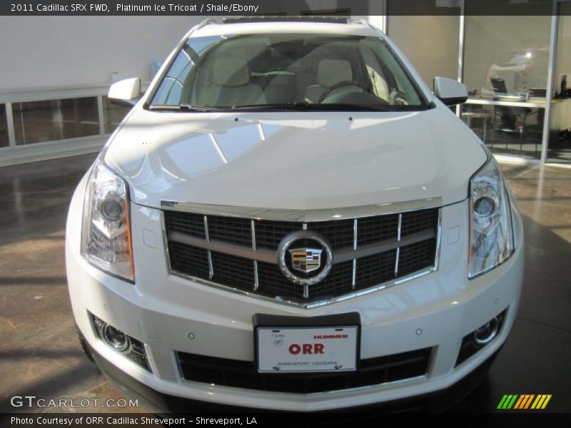 Platinum Ice Tricoat / Shale/Ebony 2011 Cadillac SRX FWD