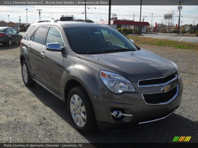Mocha Steel Metallic / Brownstone/Jet Black 2011 Chevrolet Equinox LT