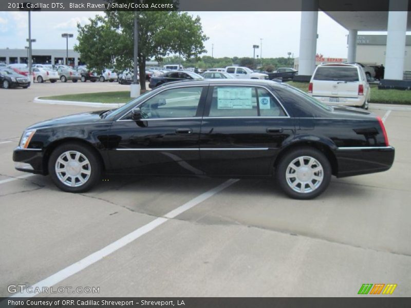 Black Raven / Shale/Cocoa Accents 2011 Cadillac DTS