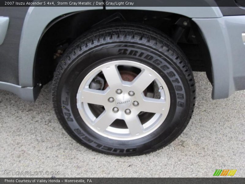 Storm Gray Metallic / Dark Gray/Light Gray 2007 Isuzu Ascender S 4x4
