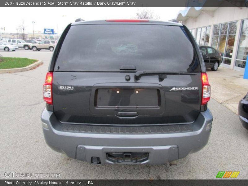 Storm Gray Metallic / Dark Gray/Light Gray 2007 Isuzu Ascender S 4x4