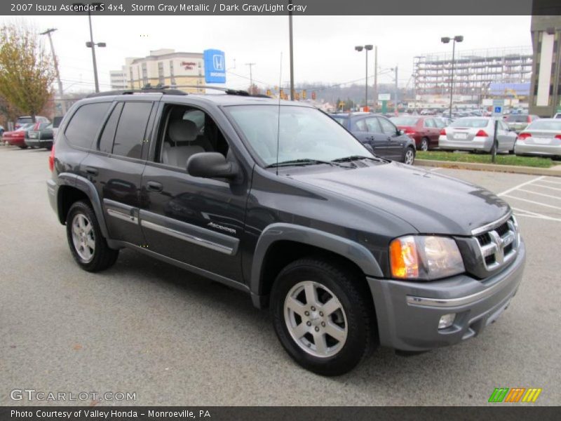 Storm Gray Metallic / Dark Gray/Light Gray 2007 Isuzu Ascender S 4x4