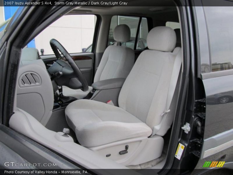 Storm Gray Metallic / Dark Gray/Light Gray 2007 Isuzu Ascender S 4x4