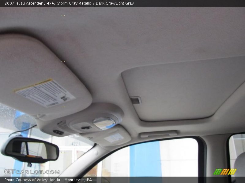 Storm Gray Metallic / Dark Gray/Light Gray 2007 Isuzu Ascender S 4x4