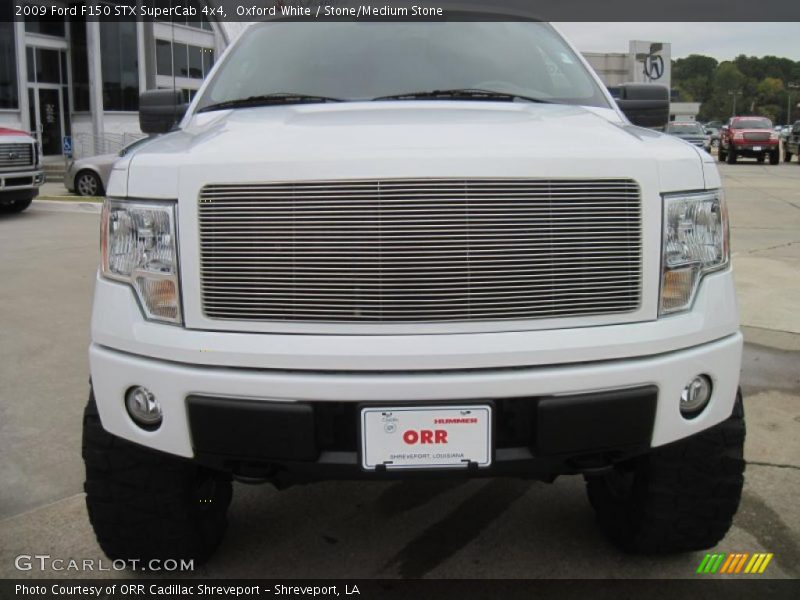 Oxford White / Stone/Medium Stone 2009 Ford F150 STX SuperCab 4x4