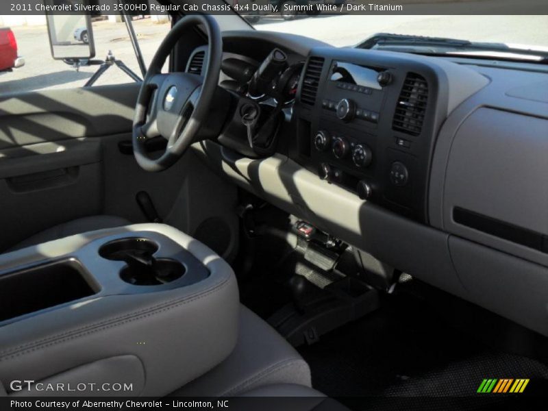 Dashboard of 2011 Silverado 3500HD Regular Cab Chassis 4x4 Dually