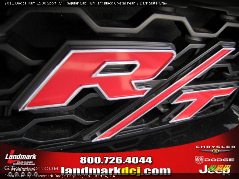 Brilliant Black Crystal Pearl / Dark Slate Gray 2011 Dodge Ram 1500 Sport R/T Regular Cab