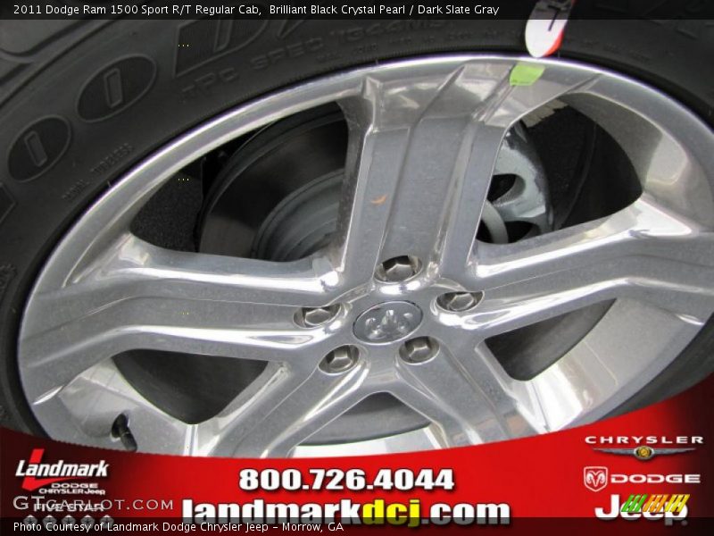 Brilliant Black Crystal Pearl / Dark Slate Gray 2011 Dodge Ram 1500 Sport R/T Regular Cab