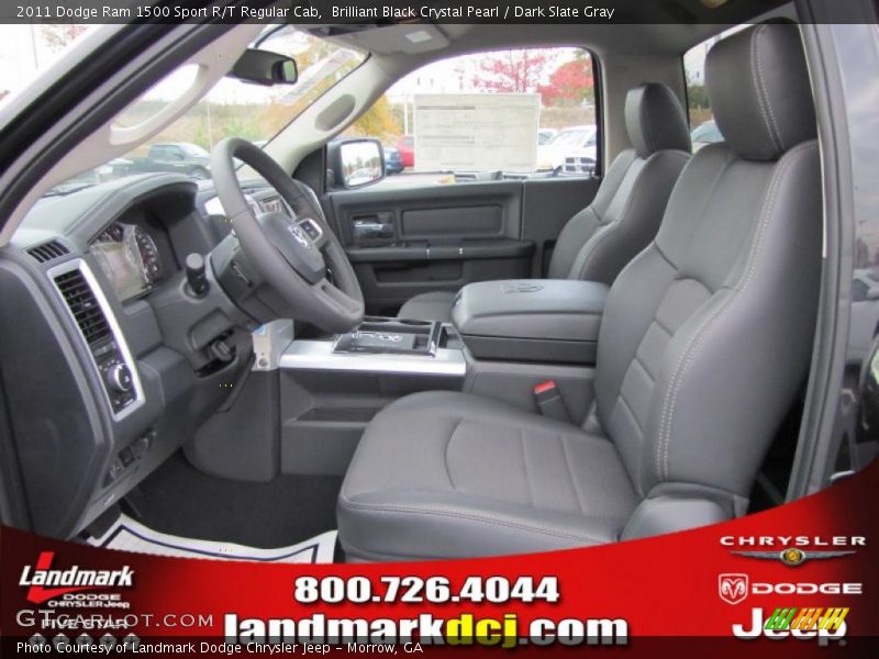 Brilliant Black Crystal Pearl / Dark Slate Gray 2011 Dodge Ram 1500 Sport R/T Regular Cab